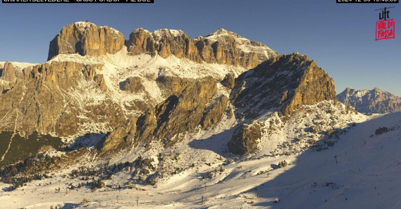 Webcam Canazei-Belvedere - SKIAREA BELVEDERE 