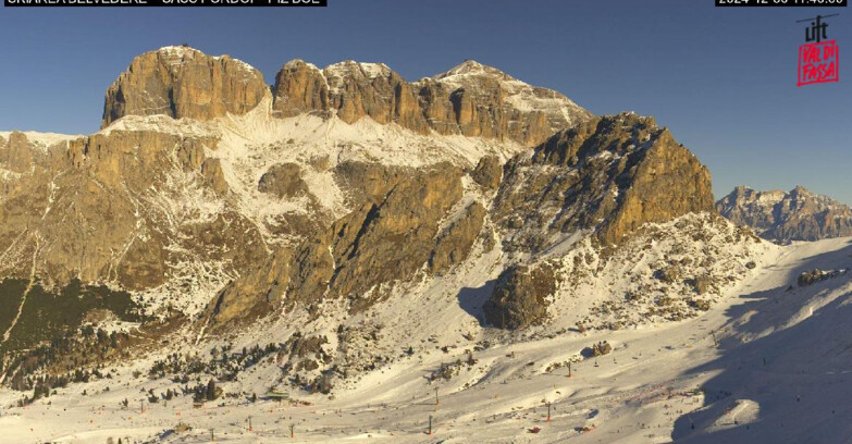 Webcam Canazei-Belvedere - SKIAREA BELVEDERE 