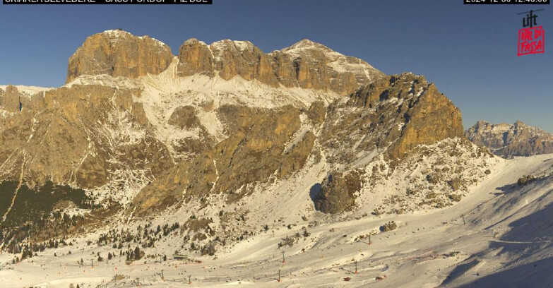 Webcam Canazei-Belvedere - SKIAREA BELVEDERE 