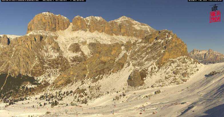 Webcam Canazei-Belvedere - SKIAREA BELVEDERE 