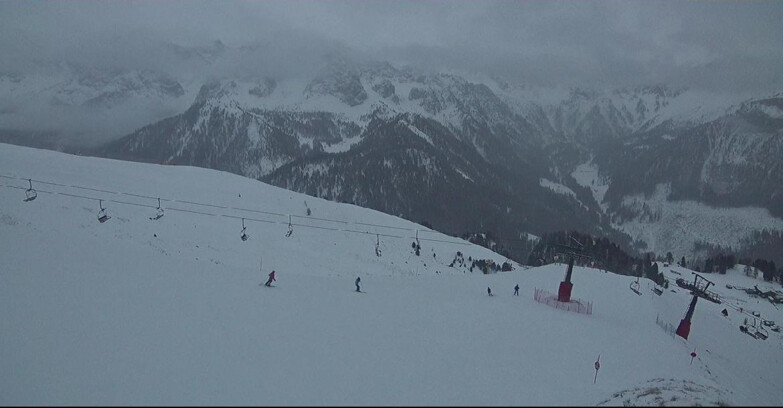 Webcam Pozza di Fassa-Aloch-Buffaure  - Pista Pala del Geiger