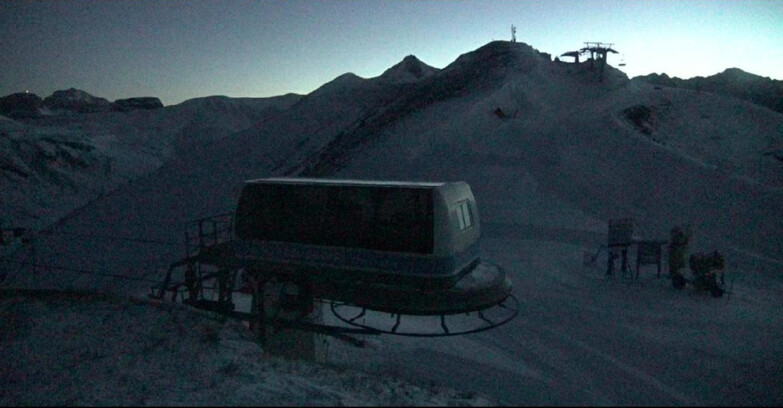 Webcam Pozza di Fassa-Aloch-Buffaure - Pala del Geiger, sullo sfondo il Pordoi