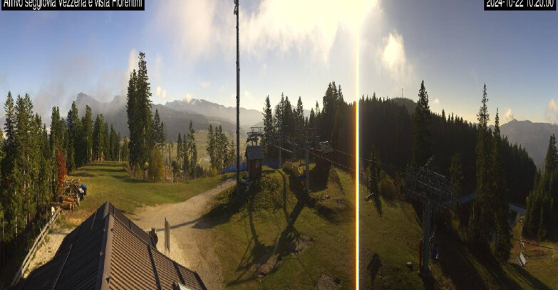 Webcam Lavarone - Chair lift Laghetto 