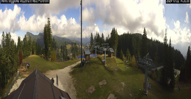 Webcam Lavarone - Chair lift Laghetto 