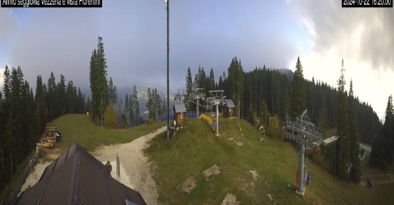 Webcam Lavarone - Chair lift Laghetto 