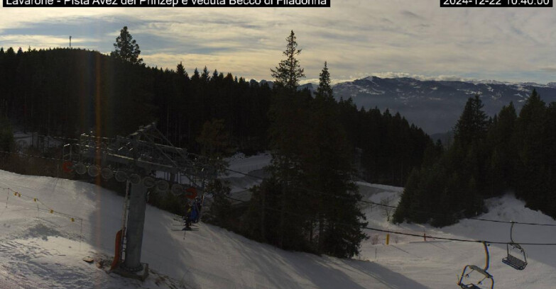 Webcam Lavarone - Pista Avez- seggiovia Lagh.