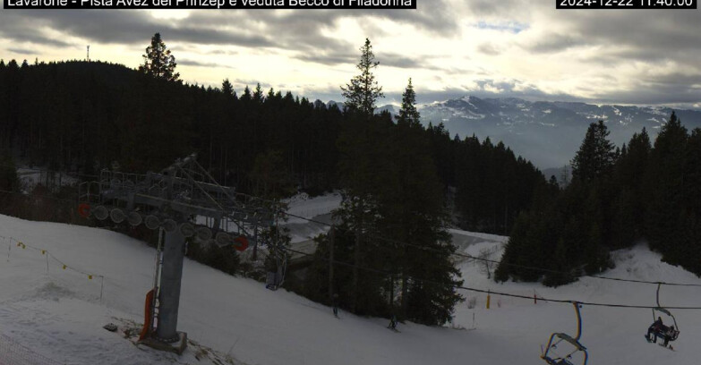 Webcam Lavarone - Pista Avez- seggiovia Lagh.