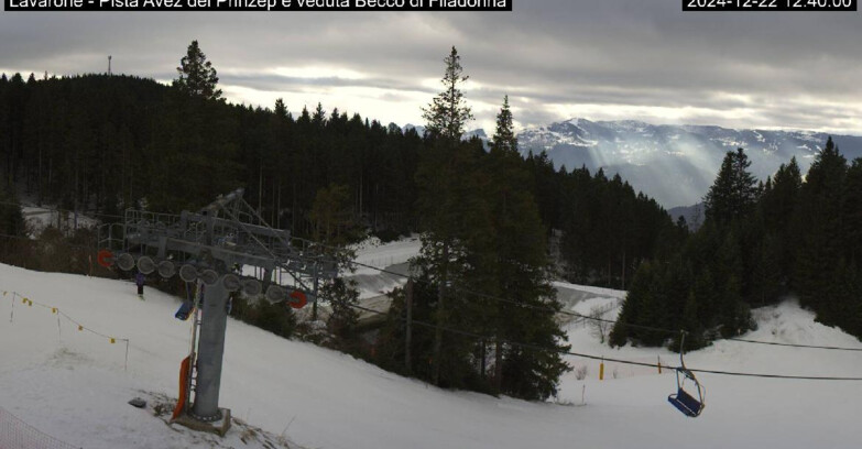 Webcam Lavarone - Pista Avez- seggiovia Lagh.