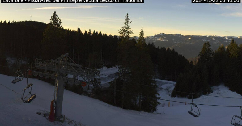 Webcam Lavarone - Pista Avez- seggiovia Lagh.