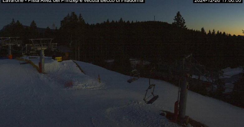 Webcam Lavarone - Pista Avez- seggiovia Lagh.