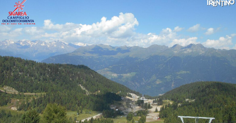 Webcam Folgarida-Marilleva  (Skiarea Campiglio Dolomiti di Brenta - Val di Sole Val Rendena) - Val Panciana