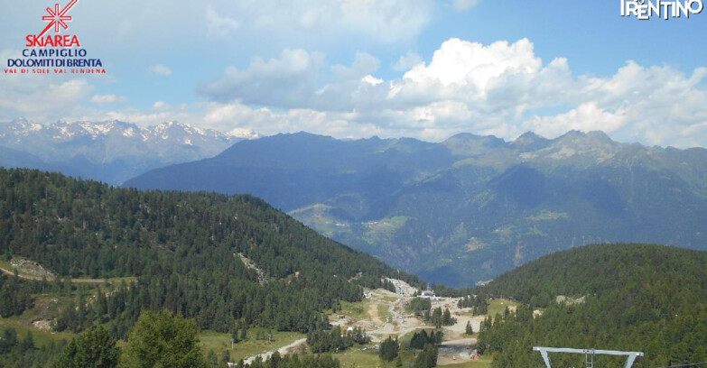 Webcam Folgarida-Marilleva  (Skiarea Campiglio Dolomiti di Brenta - Val di Sole Val Rendena) - Val Panciana