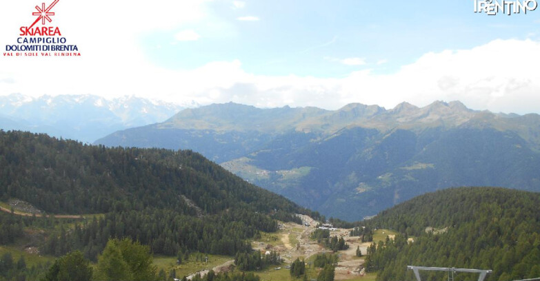 Webcam Folgarida-Marilleva  (Skiarea Campiglio Dolomiti di Brenta - Val di Sole Val Rendena) - Val Panciana