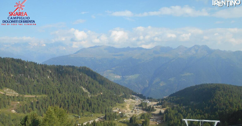 Webcam Folgarida-Marilleva  (Skiarea Campiglio Dolomiti di Brenta - Val di Sole Val Rendena) - Val Panciana