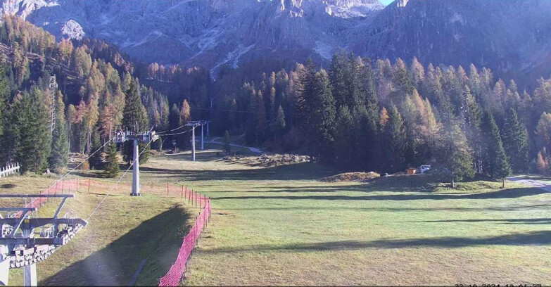 Webcam San Martino di Castrozza - Passo Rolle - Pista Col Verde