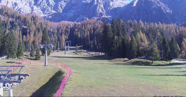 Webcam San Martino di Castrozza - Passo Rolle - Pista Col Verde