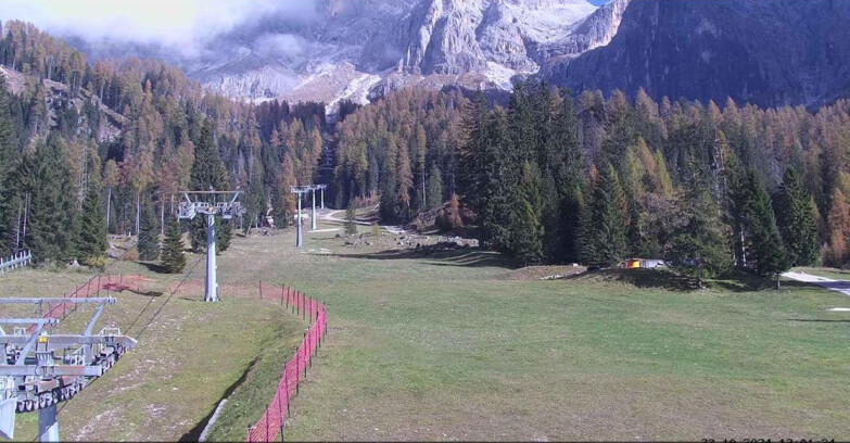 Webcam San Martino di Castrozza - Passo Rolle - Pista Col Verde