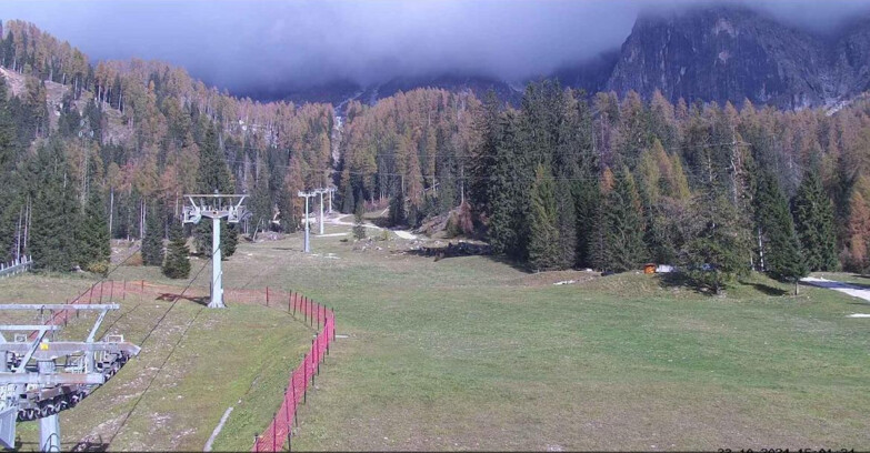 Webcam San Martino di Castrozza - Passo Rolle - Pista Col Verde