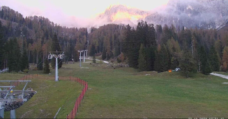 Webcam San Martino di Castrozza - Passo Rolle - Pista Col Verde