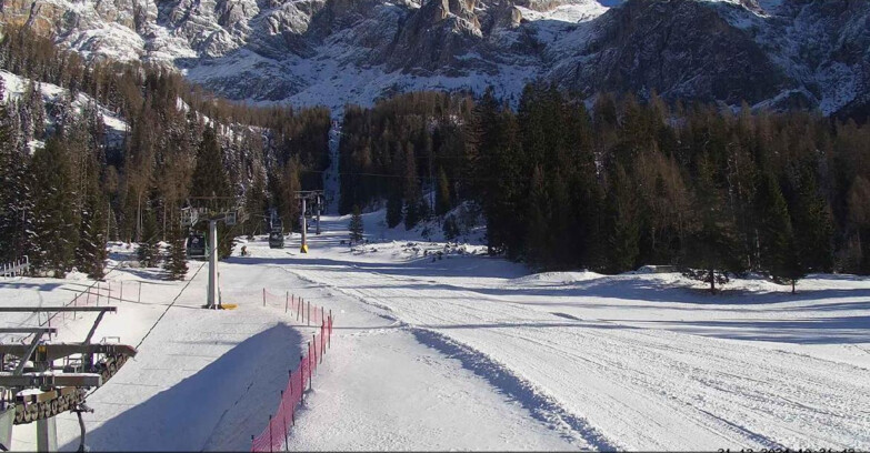 Webcam San Martino di Castrozza - Passo Rolle  - Pista Col Verde