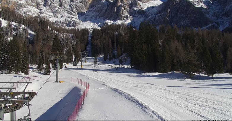 Webcam San Martino di Castrozza - Passo Rolle  - Pista Col Verde