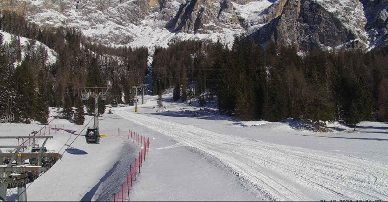 Webcam San Martino di Castrozza - Passo Rolle - Pista Col Verde