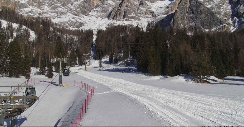 Webcam San Martino di Castrozza - Passo Rolle - Pista Col Verde