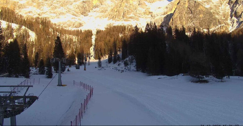 Webcam San Martino di Castrozza - Passo Rolle - Pista Col Verde