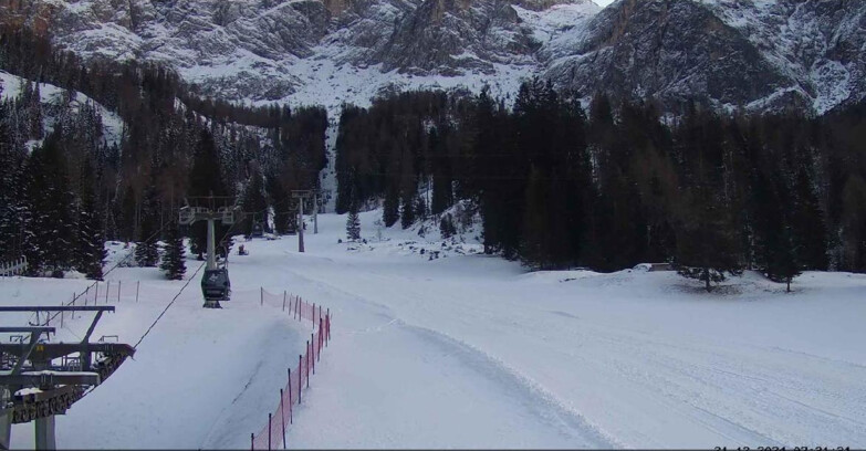 Webcam San Martino di Castrozza - Passo Rolle  - Pista Col Verde