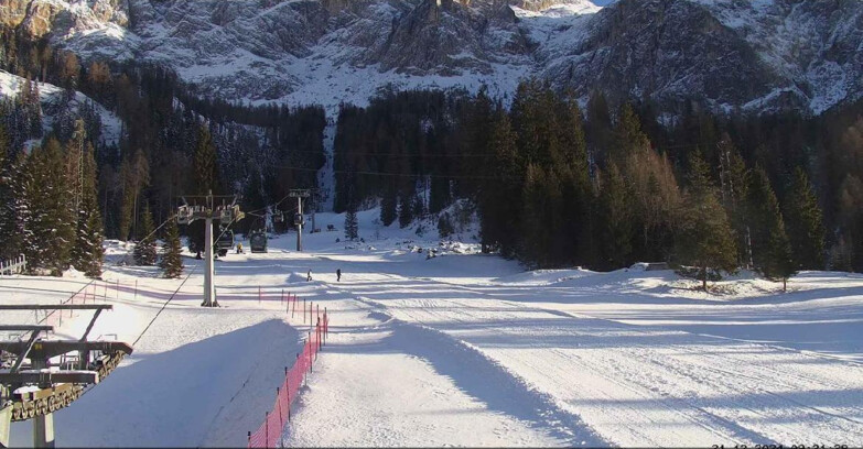 Webcam San Martino di Castrozza - Passo Rolle  - Pista Col Verde