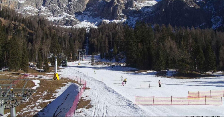 Webcam San Martino di Castrozza - Passo Rolle - Pista Col Verde