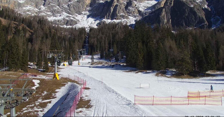 Webcam San Martino di Castrozza - Passo Rolle - Pista Col Verde