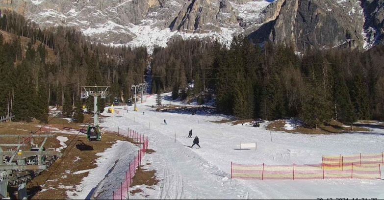 Webcam San Martino di Castrozza - Passo Rolle - Pista Col Verde