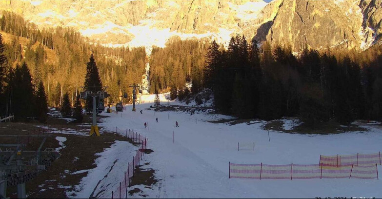 Webcam San Martino di Castrozza - Passo Rolle - Pista Col Verde