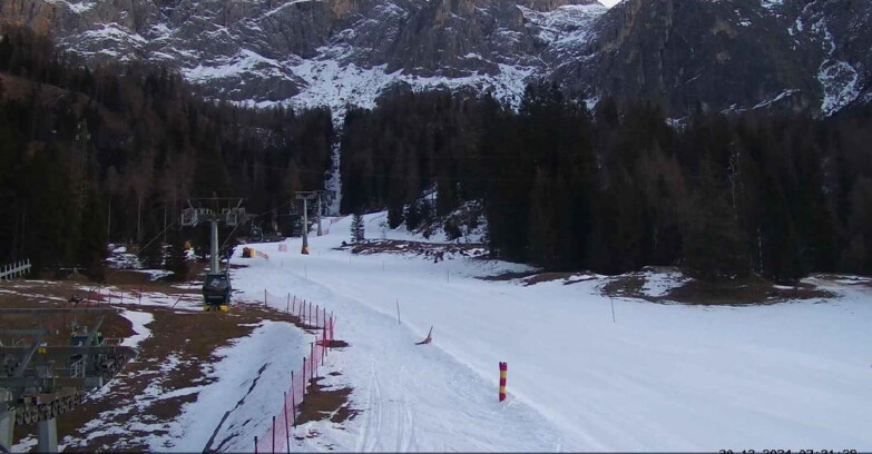 Webcam San Martino di Castrozza - Passo Rolle - Pista Col Verde