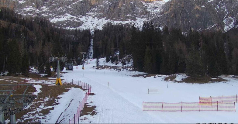 Webcam San Martino di Castrozza - Passo Rolle - Pista Col Verde