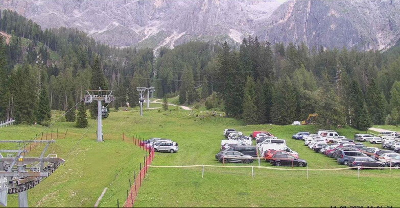 Webcam San Martino di Castrozza - Passo Rolle  - Pista Col Verde