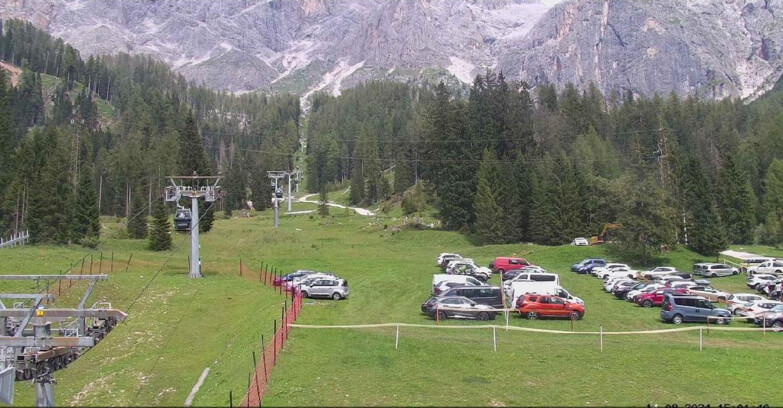 Webcam San Martino di Castrozza - Passo Rolle  - Pista Col Verde