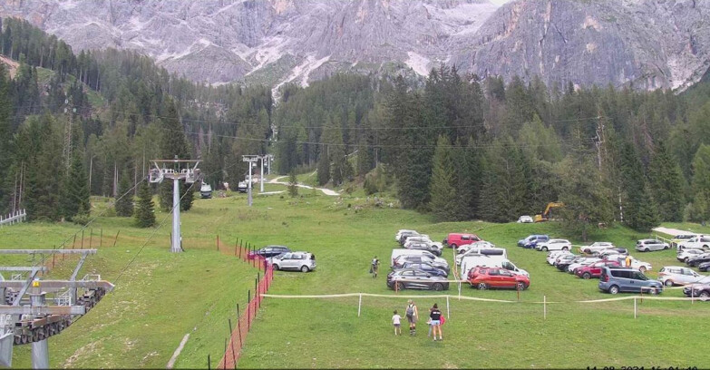 Webcam San Martino di Castrozza - Passo Rolle  - Pista Col Verde