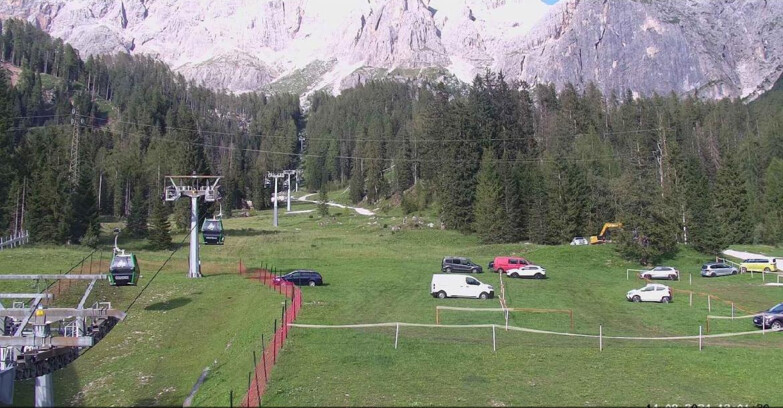 Webcam San Martino di Castrozza - Passo Rolle  - Pista Col Verde