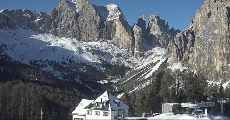 Webcam Vigo di Fassa-Pera-Ciampedìe - Vigo - Torri del Vajolet