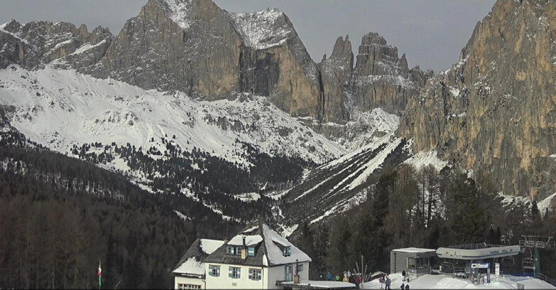 Webcam Vigo di Fassa-Pera-Ciampedìe - Vigo - Torri del Vajolet