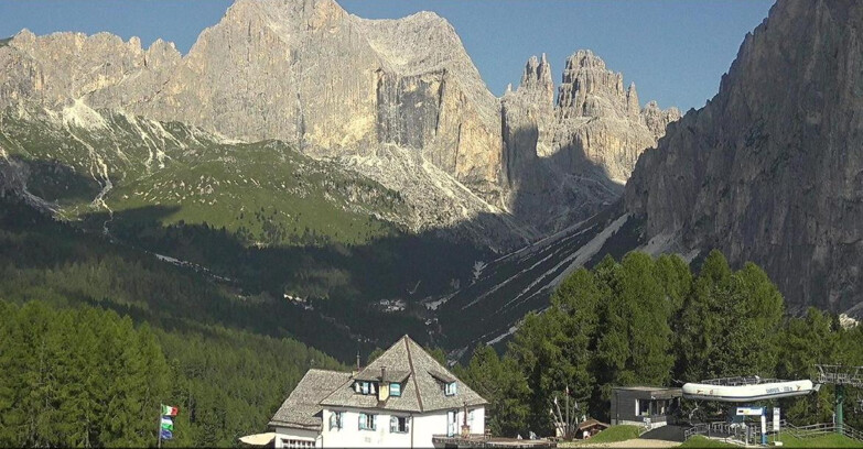 Webcam Vigo di Fassa-Pera-Ciampedie - Vigo - Torri del Vajolet