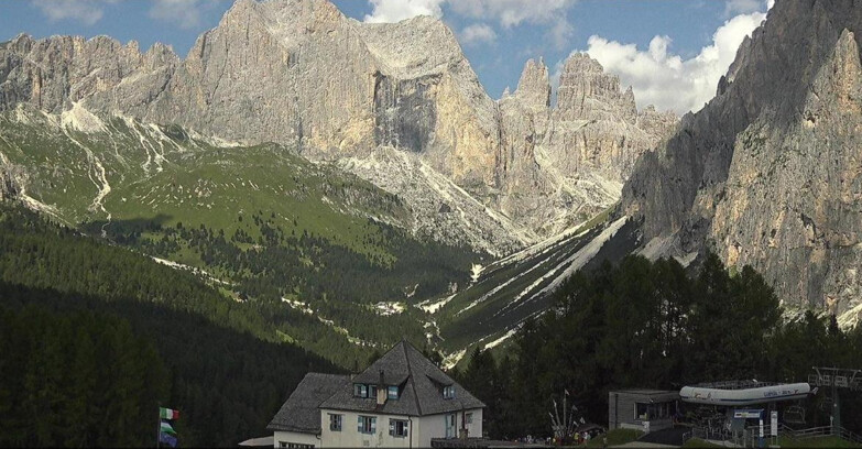 Webcam Vigo di Fassa-Pera-Ciampedie - Vigo - Torri del Vajolet