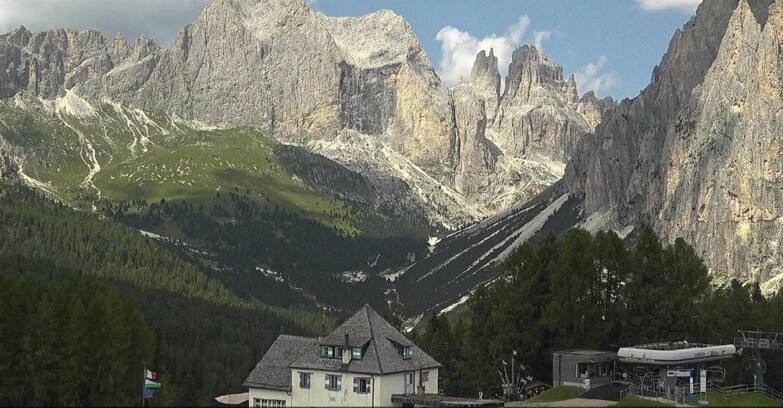 Webcam Vigo di Fassa-Pera-Ciampedie - Vigo - Torri del Vajolet