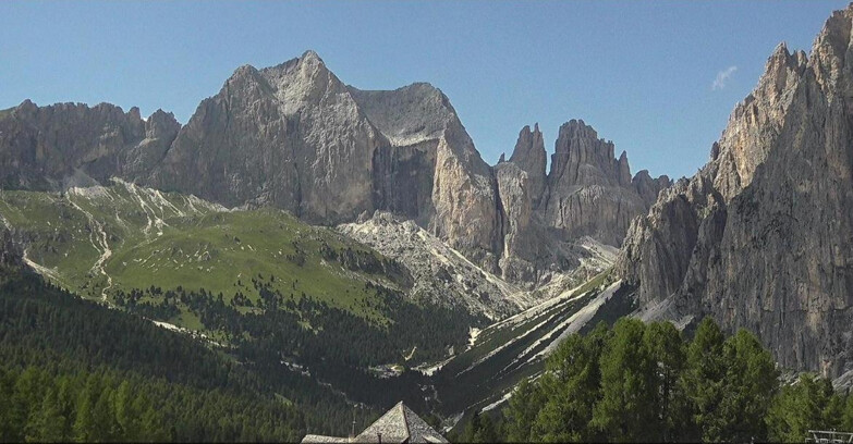 Webcam Vigo di Fassa-Pera-Ciampedie - Vigo - Torri del Vajolet