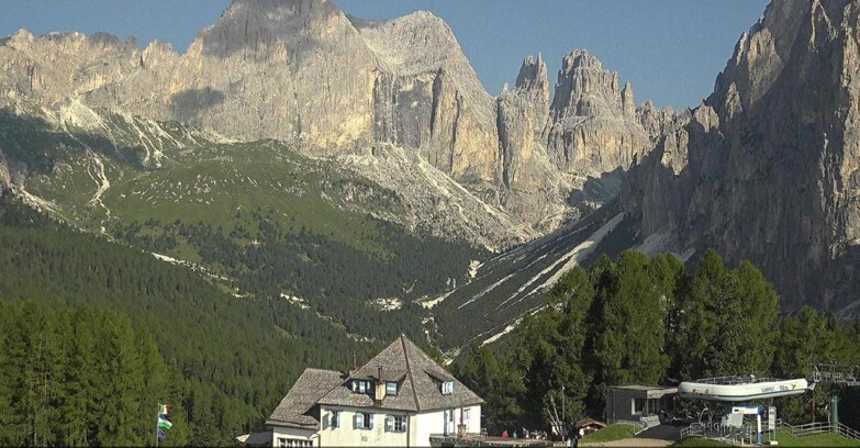 Webcam Vigo di Fassa-Pera-Ciampedie - Vigo - Torri del Vajolet