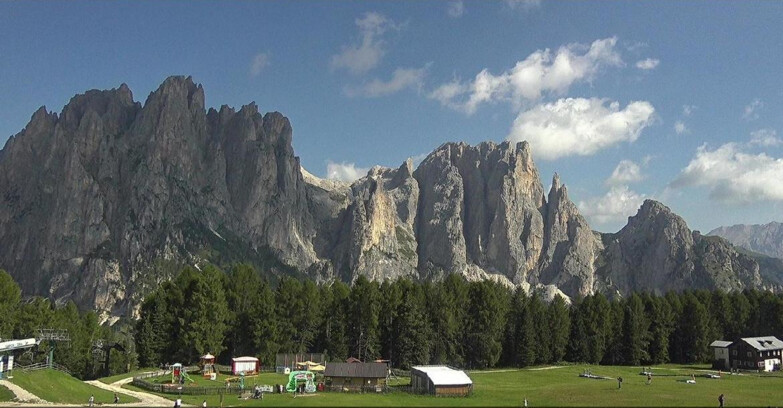 Webcam Vigo di Fassa-Pera-Ciampedie - Vigo - dirupi di Larsech