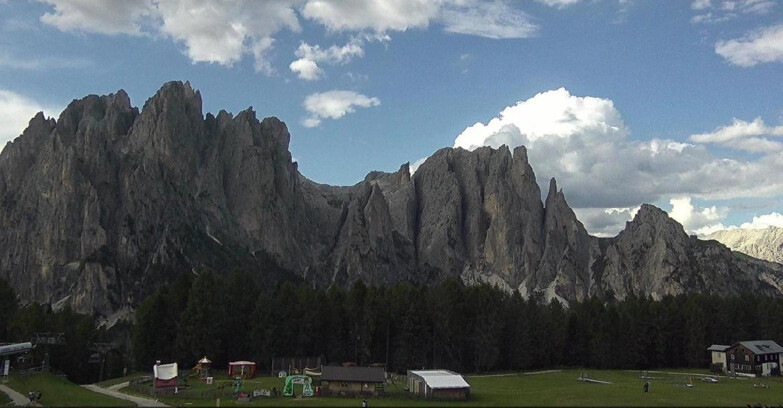 Webcam Vigo di Fassa-Pera-Ciampedie - Vigo - dirupi di Larsech