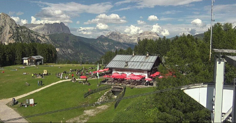 Webcam Vigo di Fassa-Pera-Ciampedie - Vigo - verso Sassolungo e Pordoi